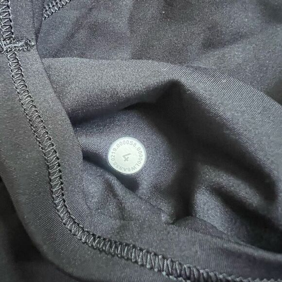 Lululemon Fast & Free Crop II *Nulux 19" Black Size 4 - Picture 7 of 7